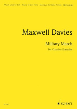 Military March by Davies Peter Maxwell for Score