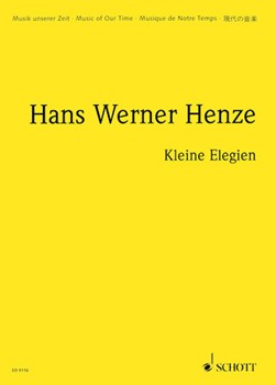 Kleine Elegien for Old Instruments by Henze Hans Werner - Parrott Andrew - for Score