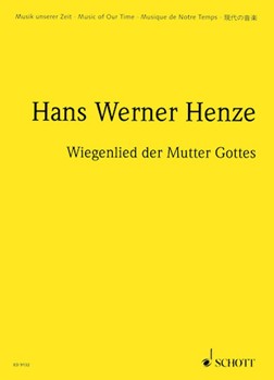 Wiegenlied der Mutter Gottes by Henze Hans Werner for Score
