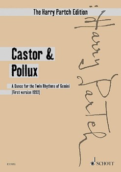Castor & Pollux 6 Dancers and Instrumental Ensemble by Partch Harry for Study Score