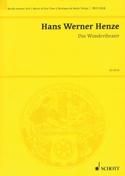 Das Wundertheater by Henze Hans Werner for Study Score
