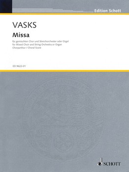 Missa by Vasks Peteris for SATB