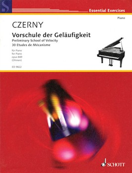 Op 849 Preliminary School Of Velocity by Czerny Carl - Ohmen Wilhelm - for Piano