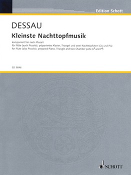 Kleinste Nachttopfmusik by Dessau Paul for Score and Parts