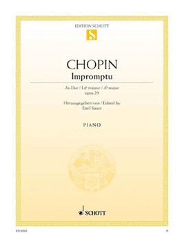 Impromptu Op. 29 in A-flat Major by Chopin Frederic for