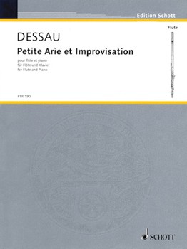 Petite Arie et Improvisation by Dessau Paul for Flute