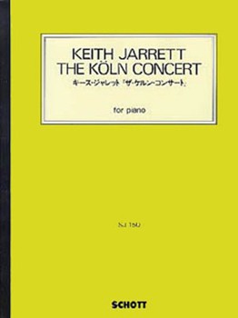Koeln Concert by Jarrett Keith for Piano (Japanese Printing)