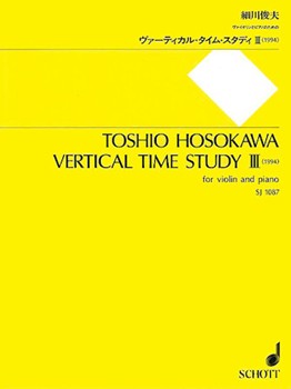 Vertical Time Study III (1994) by Toshio Hosokawa for