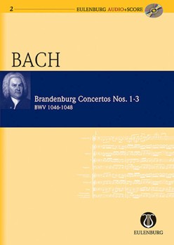 Brandenburg Concertos #1-3 by Bach Johann Sebastian for Mini Score