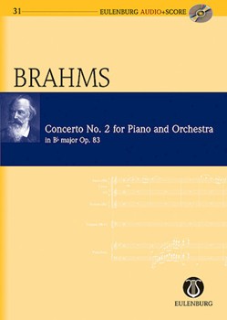Piano Concerto #2 In E-flat Major by Brahms Johannes for Mini Score