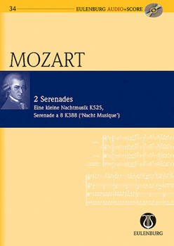 Two Serenades-Eine Kleine Nachtmusik & Serenade a 8 by Mozart Wolfgang Amadeus for Mini Score