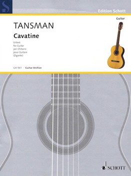 Cavatine by Tansman Alexandre for Guitar