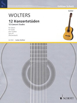 12 Concert Etudes Op. 41 by Wolters Burkhard for