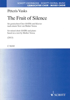 Fruit of Silence by Vasks Peteris for SATB