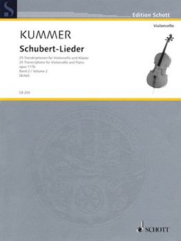Schubert-lieder Op117b: 25 Transcriptions For Cello And Piano V2