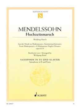 Wedding March from A Midsummer Night's Dream [alto sax]