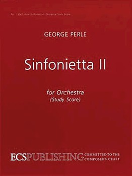 Sinfonietta Ii (study Score) by Perle George for