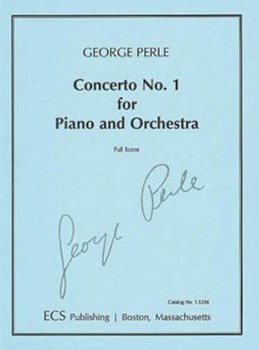 Concerto No. 1 For Piano And Orchestra (score) by Perle George for