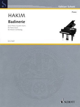 Badinerie For Piano 4 Hands by Naji Hakim for Piano FOR