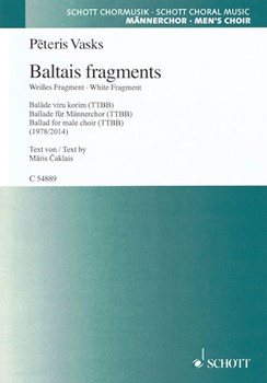 Baltais Fragments - (White Fragment) by Vasks Peteris for TTBB