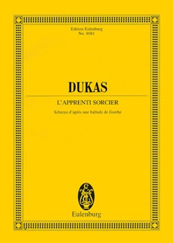 The Sorcerer's Apprentice Orchestra Study Score by Dukas Paul for Study Score