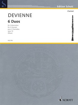 6 Duos Op 74 [clarinet duet] Devienne Clar Duet