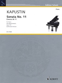 Sonata No. 11 Op. 101 For Piano by Kapustin for Piano