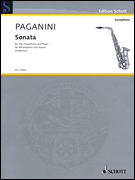 Sonata [alto sax] Paganini