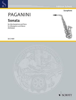 Sonata [alto sax] Paganini