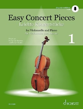 Easy Concert Pieces Volume 1 - Cello and Piano Score and