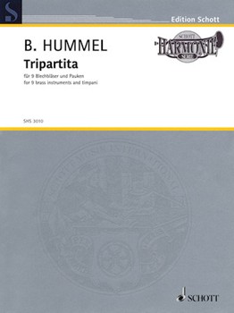 Tripartita Op. 103e Sco/pts 9 Brass Instruments & Timpani by for Brass and TI