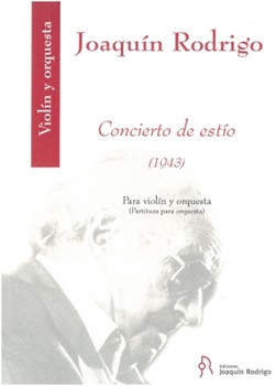 Concierto De Estio - Violin and Orchestra Ediciones Joaquin Rodrigo