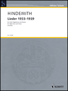 Lieder 1933-1939 [high voice] Hindemith