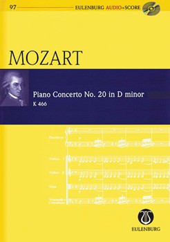 Piano Concerto No. 20 in D Minor by Mozart Wolfgang Amadeus for Study Score