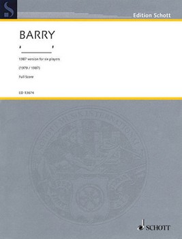 (Line) 1987 Version for Six Players by Barry Gerald for Score
