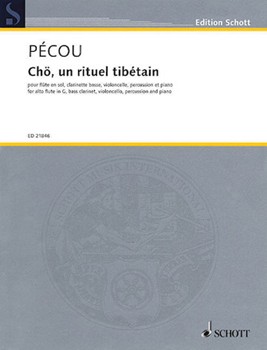 Cho Un Rituel Tibetain by Thierry Pecou for Score and Parts