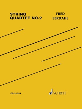 String Quartet No. 2 by Lerdahl Fred for Score and Parts