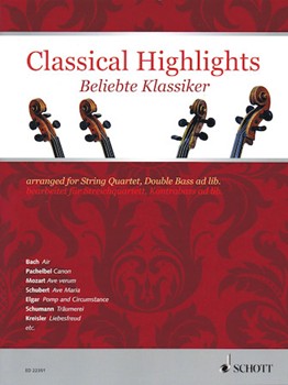 Classical Highlights [string quartet] Score & Pa