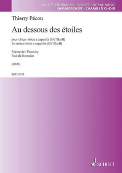 Au Dessous Des Etoiles by Thierry Pecou for SATB