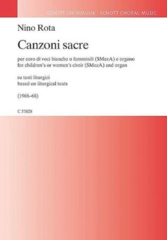 Canzoni Sacre by Rota Nino for Soprano/Al