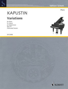 Variations Op. 41 by Kapustin Nikolai for Piano