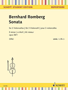 Romberg - Sonata In E Minor Op38 No1 For 3 Cellos