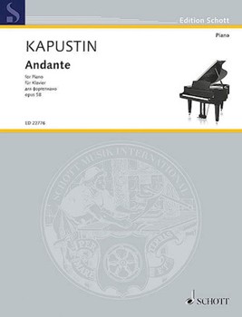 Andante Op. 58 by Kapustin Nikolai for Piano
