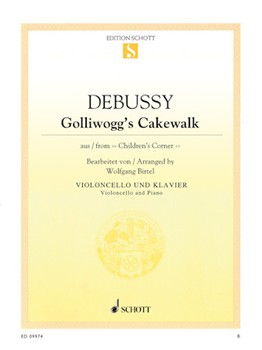 Golliwogg's Cakewalk, Cello and Piano