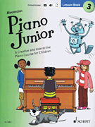 Piano Junior: Lesson Book 3 Book/Online Audio - BOOK WITH