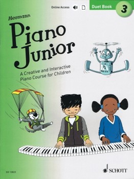 Piano Junior - Duet Book 3 by Heumann Hans-Gunter for 1 Piano 4 Hands