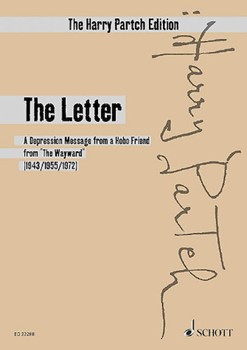 The Letter by Partch Harry for Study Score
