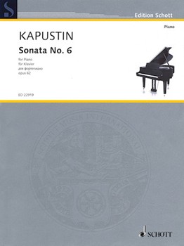 Sonata No 6 Opus 62 by Kapustin Nikolai for Piano
