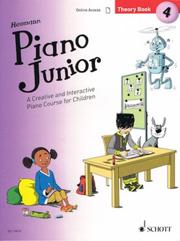 Piano Junior - Theory Book 4 by Heumann Hans-Gunter for Piano