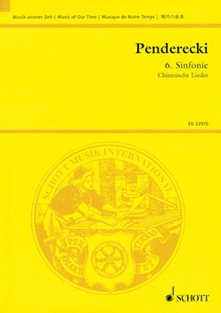 6. Sinfonie by Penderecki Krzysztof for Study Score